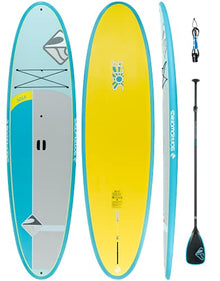 Boardworks Sōlr Recreational Stand Up Paddleboard 10' 6" Blue/Yellow/Grey