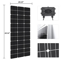 1200W Solar Wind Kit with 2000W Power Inverter Off Grid System for Mobile Home：1000W 24V Wind Turbine Generator + 2pcs 100W Mono Solar Panel + Hybrid MPPT Charge Controller + Accessory