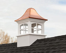 Good Directions Greenwich Vinyl Copper Roof Cupola 26" Square x 41" H