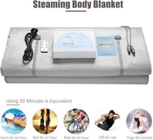 TZLGMDER Sauna Blanket Fat Burning Slimming Weight Loss Spa Detox Heating Blanket for Home Body Shaping