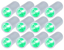 Rockville 12 Pack MINI Halo White Rechargeable DJ Wash Lights, RGBWA+UV