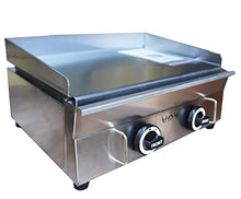 PreAsion Commercial LPG Gas Griddle with Pressure relief valve Grill Griddle Tabletop Flat Top Countertop Restaurant Griddle Grill Teppanyaki Grill