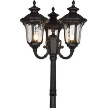 iumLeap Outdoor Lighting Decoration High Pole Street Light Courtyard Path Light Retro Classic Landscape Apole Light 2/3 Head Community Street Lights E27 Street Lamp,(Three Head-3M)