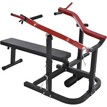 PRODCA Weight Chest Press Bench 11 Adjustable Positions Home Gym Equipment Red