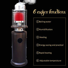 Patio Gas Heater Outdoor Heaters for Home Fast Heating Radiator Low Energy Efficient Freestanding Bullet Style Stainless Steel Safety Cage Casing- (10-80 Square Meters) 120 cm (47 inches) (120 cm (47