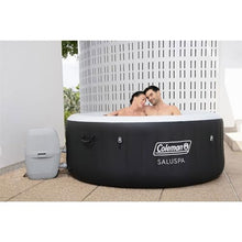 Coleman SaluSpa 4-Person Inflatable Hot Tub with 120 AirJets Black