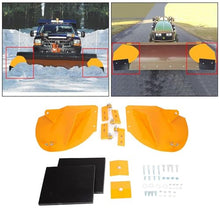 GaRcan Steel Snow Plow Wings, 20" Extensions, Yellow, Set of 1
