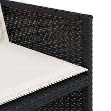 AMBERARD Patio Dining Set Set of 12 Black Furniture Set