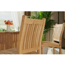 Touchstone Teak Velari 3 Piece Bar Set with Foldable Bar Table and Solid Chairs, Grade A Fine Sanded Teak Wood, Durable Stainless Steel Hardware, Outdoor Patio Bar Furniture