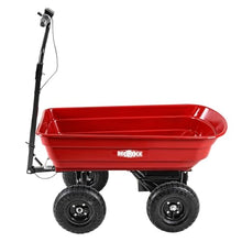 Kaimei Electric Wheelbarrow Utility Cart 264 lbs Capacity Black+Red