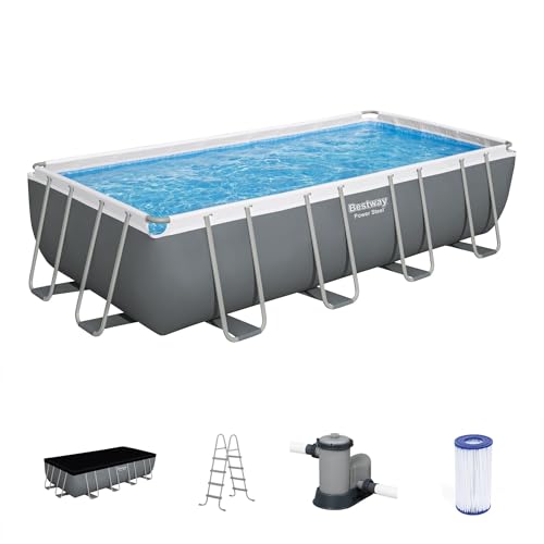 Bestway Power Steel 18' x 9' x 48" Above Ground Pool Set with Pump