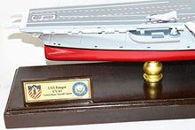 Squadron Nostalgia LLC USS Ranger CV-61 Aircraft Carrier Model 36 Inches Mahogany Multicolor