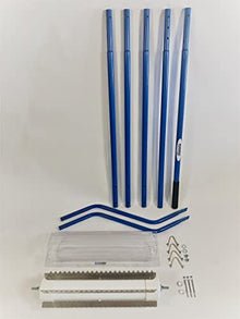 Beachroller - Weeds Muck Silt Gone! Lake Weed Removal Tool. Long Reach 20ft Handle System with Stainless Steel Blades.