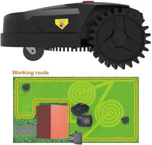 App Robot Lawn Mower, Garden Automatic Intelligent Robotic Lawn Mower, Robot Grass Cutter, Automatic Grass Cutting Machine for 800m² Lawn Auto, Path Planning