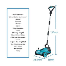 Lawn Mower Portable Brushless Electric 3 Speeds Height Adjustable Suitable for Yard Mowing Tools(1x5.0Ah Battery)