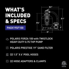 Polaris Prestige Above Ground Pool Filter System
