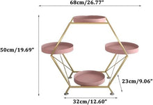 4 Tier Plant Stand Indoor Outdoor Flower Rack Metal Plant Shelf Modern Flower Pot Holder Simple Creative Display Racks Corner Multiple Planter Rack Multifunctional Storage Rack For Garden Patio