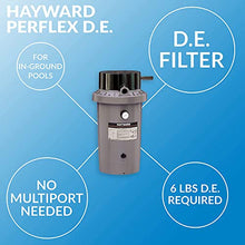 Hayward Perflex Diatomaceous Earth DE Swimming Pool Filter, Fast Cleaning