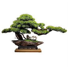 YXIANG56Q Fake Plants Home Simulation Bonsai Living Room Entrance Office Desktop Decorative Pine Tree Ornaments Landscaping Bonsai Tree