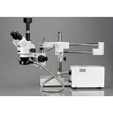 AmScope Digital Trinocular Stereo Zoom Microscope 3.5X-90X White