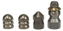 Aqua Mole 4pc Sewer Squad Deluxe Jetter Nozzle Kit 1/4in. NPT 3000 PSI 4.8 Orifice Thruster Flusher Degreaser & Roto Spinner
