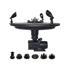 HALF OFF PONDS 1/2 HP Floating Fountain with Color Changing Lights