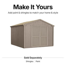 ShedMaster Fieldstone 10X12 Do-It-Yourself Wooden Storage Shed with Floor Kit - Does not Include Paint or Roofing Shingles