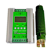 MDYHY 1000W Wind Solar Generator Kit Cabin Off Grid System for Charging 12V 24V Battery: 400W Turbine Generator&600W Mono Panel&1000W DC-AC Accessory