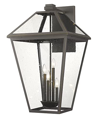 Z-Lite Talbot Outdoor Wall Sconce 4-Light 240W Oil Rubbed Bronze