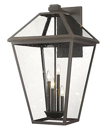 Z-Lite Talbot Outdoor Wall Sconce 4-Light 240W Oil Rubbed Bronze