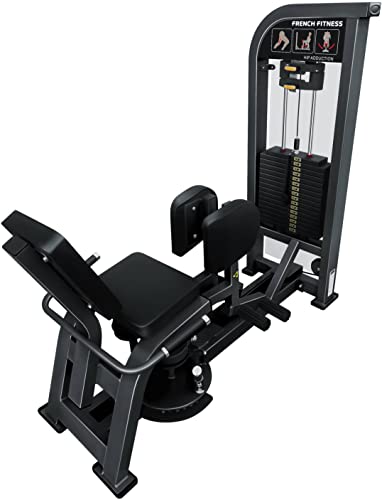 French Fitness Tahoe Hip Adductor Inner Thigh Machine Black