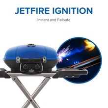Napoleon TQ285XBL1 Propane Gas Grill, 285 sq. in (Scissor Cart), Blue