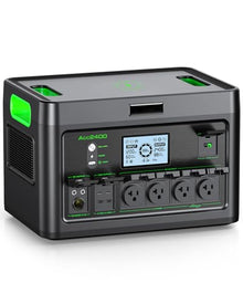 2400W Portable Power Station 1843.2Wh Solar Generator for Home Use