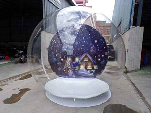 YuaZoHou Inflatable Snow Globe Tent 2.8m with Blower White