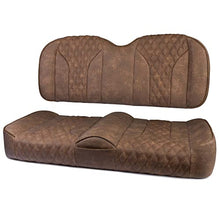 MODZ® FS2 Custom Golf Cart Front Seat for Yamaha Drive2 - [2017-Up] - Brown Base - Double Diamond Pattern