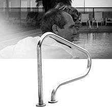 BSNANCA Pool Handrail Inground Pools Handrails, Easy Mount Summer Stainless Steel Railings Safety Pool Hand Rails