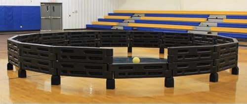 Generic 15' Diameter Portable GaGa Ball Pit with Steel Spikes Black