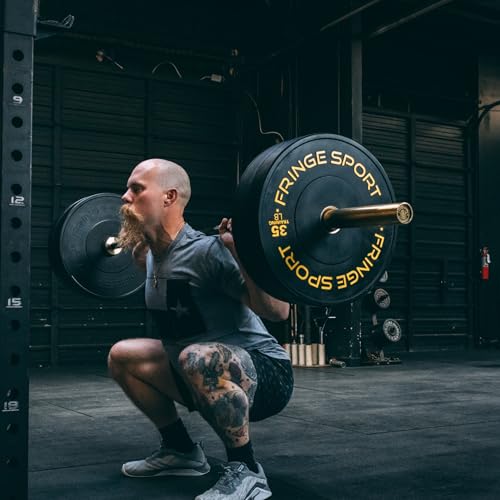OneFitWonder Fringe Sport Contrast Bumper Plates Set 390 lbs