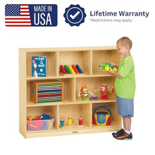 Jonti-Craft Mega Mobile Single Storage Unit Shelf Yellow