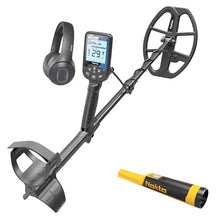 Nokta Double Score Metal Detector for Adults - Fully Waterproof, Rechargeable, Multi-Frequency, Easy-to-Use Detectors for Treasure Hunting (Double Score with Bluetooth Headphones & AccuPOINT)