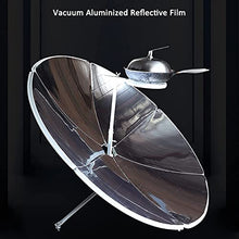 Portable Solar Cooker, 1800W 1.5m Diameter Camping Outdoor Solar Cooker, Parabolic Focal Spot Temperature:700-1000°C, Sun Oven for Solar Heating, Outdoor Barbeque Picnic