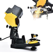 MXJCKSOQ Electric Chainsaw Sharpener with Adjustable Grind Angle, 10 Grinding Discs Included, Compact Design for Efficient Chain Maintenance, Perfect for DIY and Professional Use