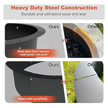 Fire Pit Ring Liner, 40" Outer Diameter/36 Inner Diameter,Firepit