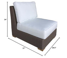 Padma's Plantation Nautilus Outdoor Armless Chair