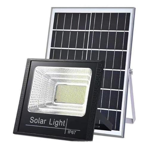 HYZHANHONG Solar Projection Light 300W LED Spotlight Outdoor Waterproof Reflector With Remote Control for Garage, Terrace, Courtyard, Garden