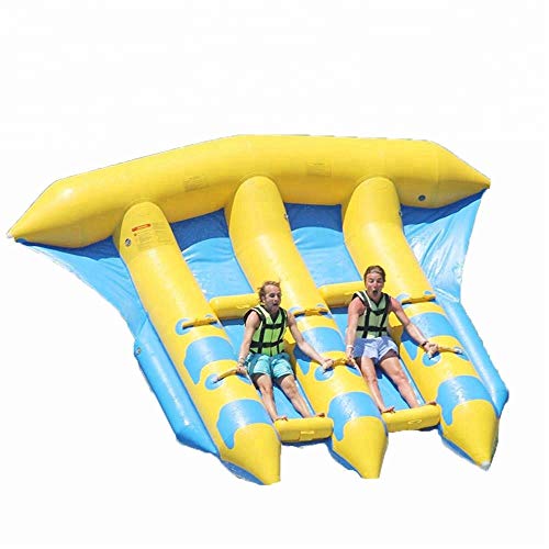 Foammaker Inflatable Flying Fish Fishing Boat Yellow/Blue
