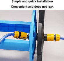 CFDZCP Garden Hose Reels Garden Hose Reel Cart with Wheels, Holds 200-Feet of 1/2-Inch Hose, Portable Hose Holder for Convenient Hose Storage and Watering