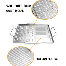 ELUKHT Stainless Steel Grill Non-Stick Baking Tray Barbecue Plate Outdoor Picnic Cooking Tool Barbecue Equipment