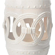 CETEOR Ceramic Garden Stool, Copper Money Stool, Ceramic Decorative Drum Stool, Shoe-Changing Stool, Outdoor Garden Decorative Stool, Used in Gardens, Terraces, Deck Backyards, Etc.
