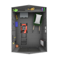 Lifetime Outdoor Storage Shed, 8 x 10 Foot, Gray